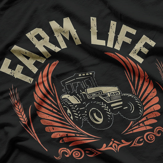 Farmer Tractor - Farm Life T-Shirt
