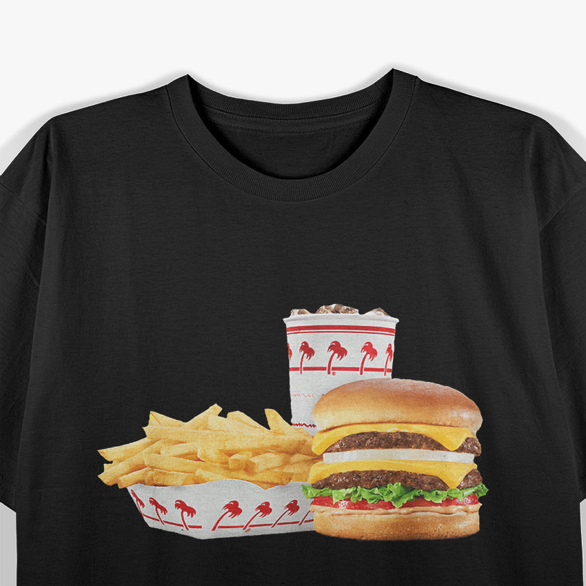 In-N-Out Burger – Funny Burger Humor Design T-Shirt
