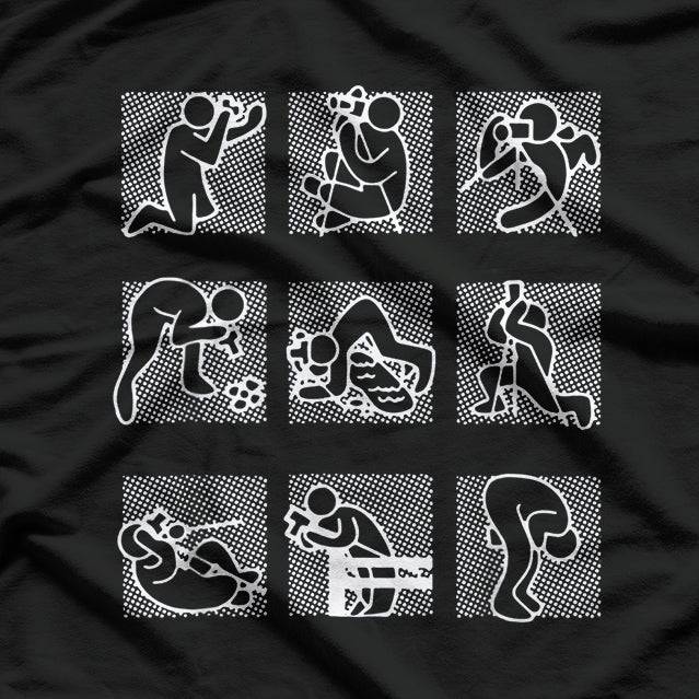 The Camera Sutra – Photography with a Twist T-Shirt