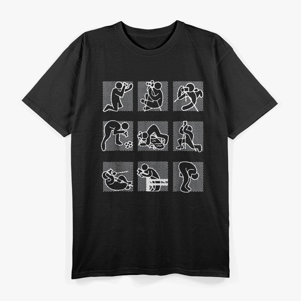 The Camera Sutra – Photography with a Twist T-Shirt