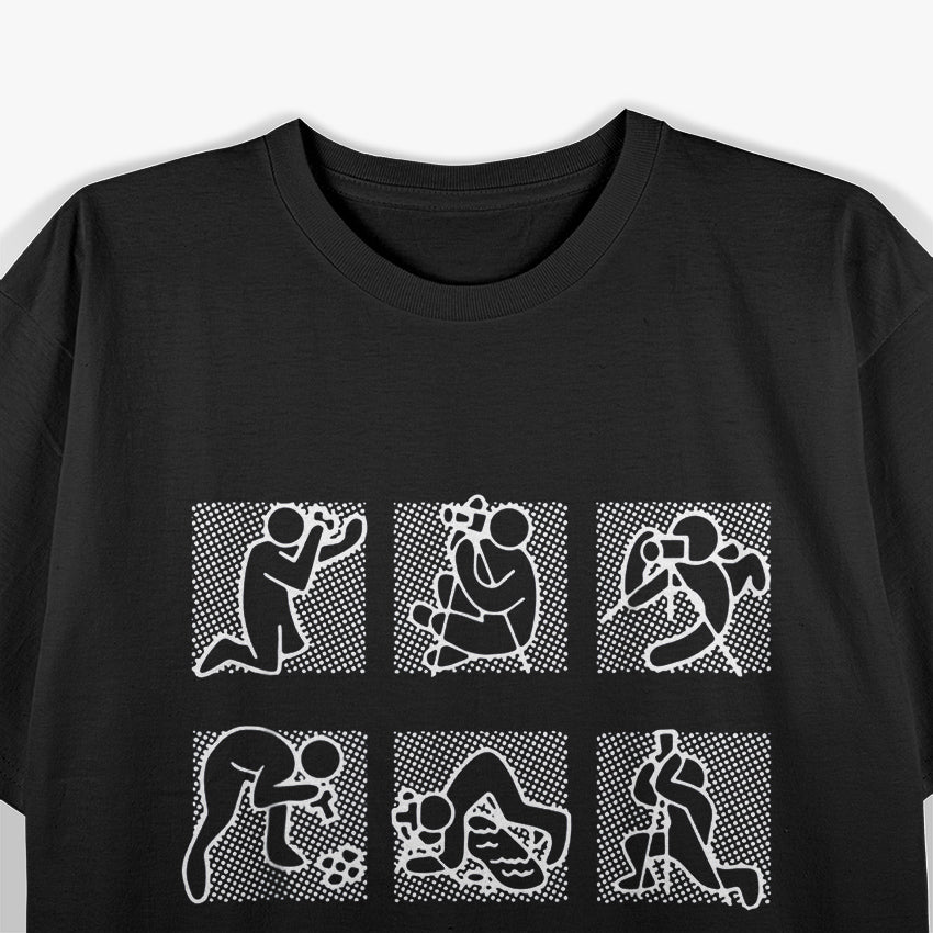 The Camera Sutra – Photography with a Twist T-Shirt