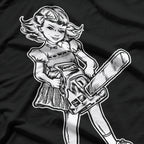 Chainsaw Girl – Vintage Horror Retro T-Shirt