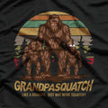 Grandpa Squatch Like A Grandpa Just Way More Squatchy Retro T-Shirt