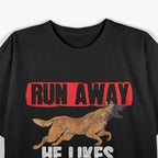 Belgian Malinois - Fast Food Enthusiast on the Run T-Shirt