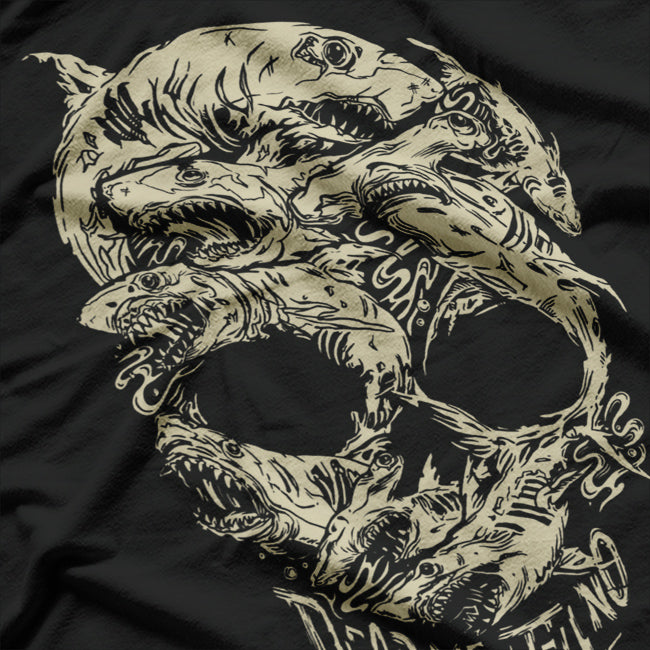 Pirates Shark Skull T-Shirt