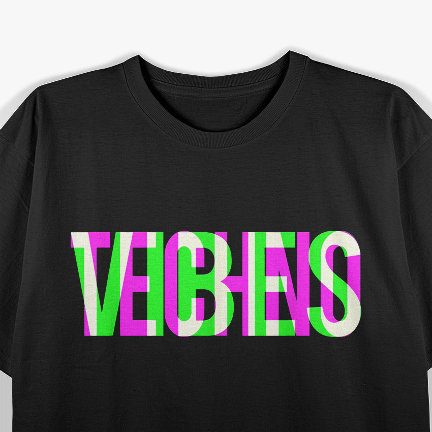 Techno Vibes: Raver DJ Party Festival EDM Rave T-Shirt