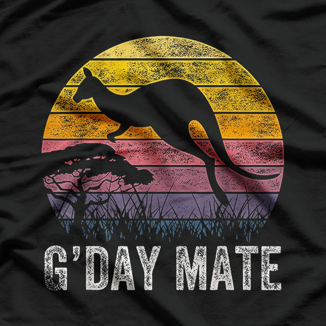 G’Day Mate – Funny Kangaroo Australia Symbol T-Shirt