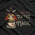 I Like My Coffee How I Like My Magic Creepy Baphomet T-Shirt