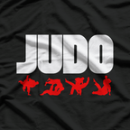 Martial Arts Lover Graphic Judo Sport Retro T-Shirt