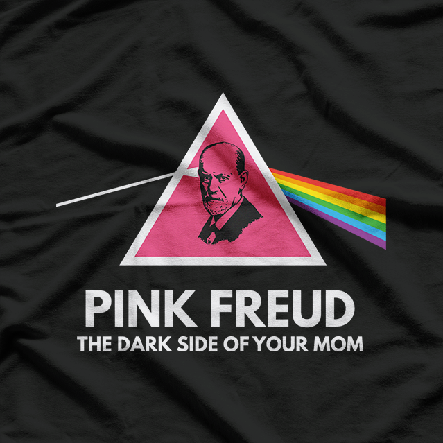 Retro Psychology Humor – Dark Side of Your Mom Quote T-Shirt