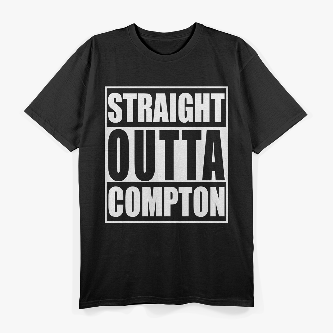Straight Outta Somewhere Funny Retro Style Graphic T-Shirt
