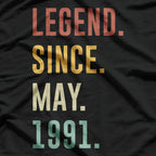 Legend Since 1991 T-Shirt
