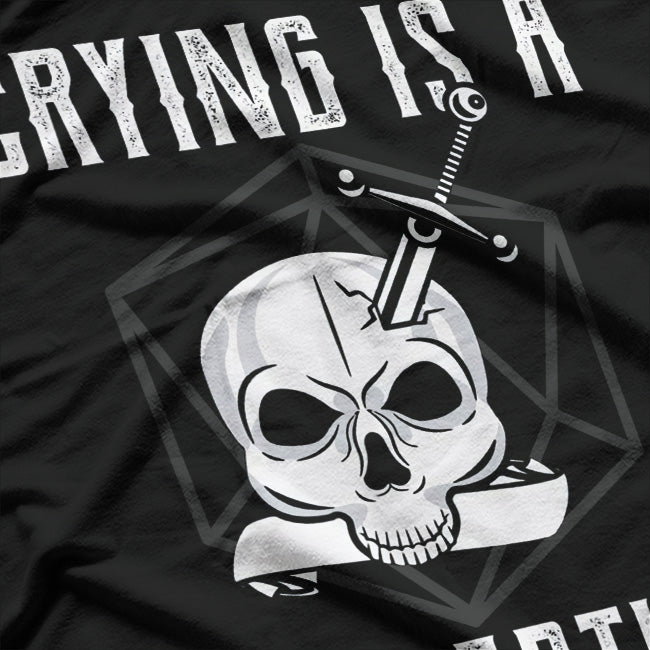 Action Skull Edgy and Bold Skull Design T-Shirt