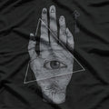 Hand of the Mysteries: Sacred Alchemy & Occult Geometry T-Shirt