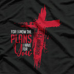 Jeremiah 29:11 – Christian Religious Bible Verse Cross T-Shirt