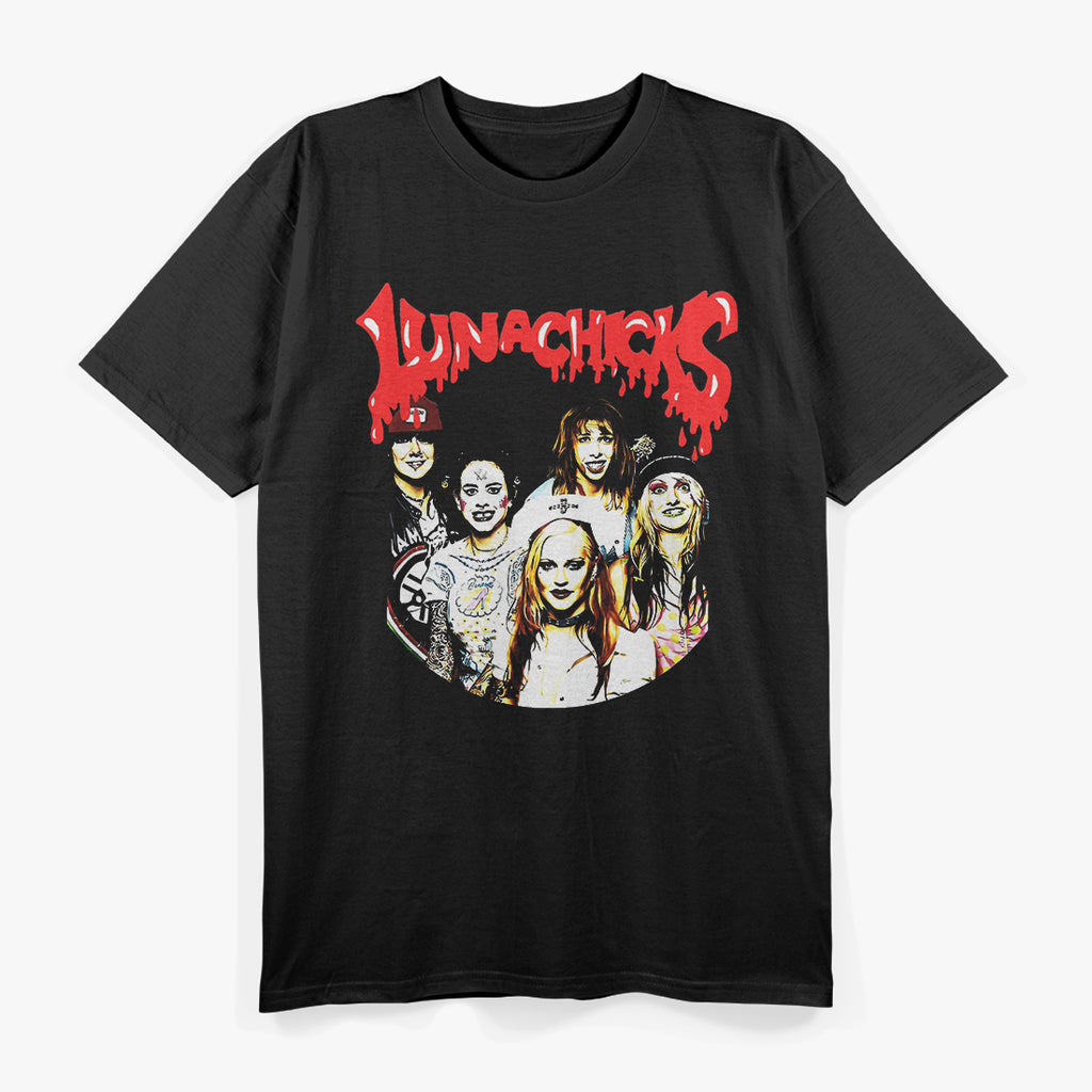 Lunachicks American Punk Rock Band Vintage Logo Music T-Shirt