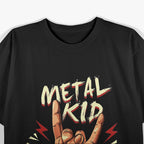 Metal Kid: Rock On Hand Gesture T-Shirt