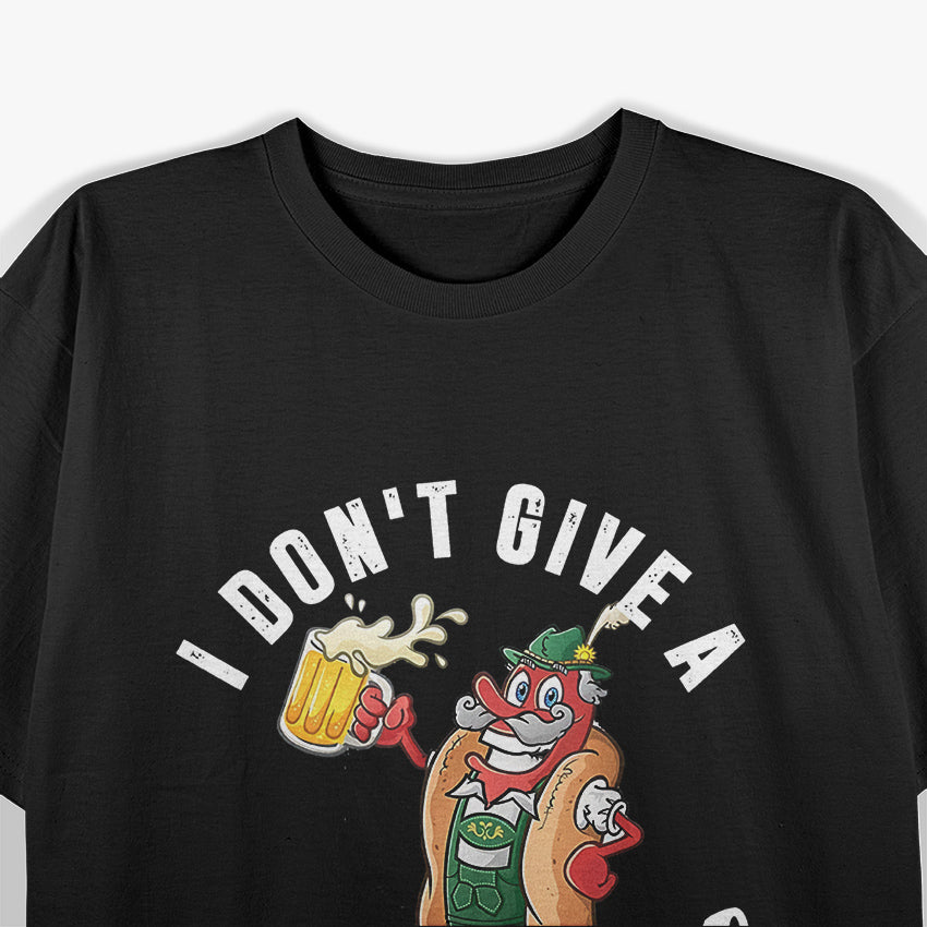 I Don't Give a Schnitzel: Bavarian Munich Germany Oktoberfest T-Shirt