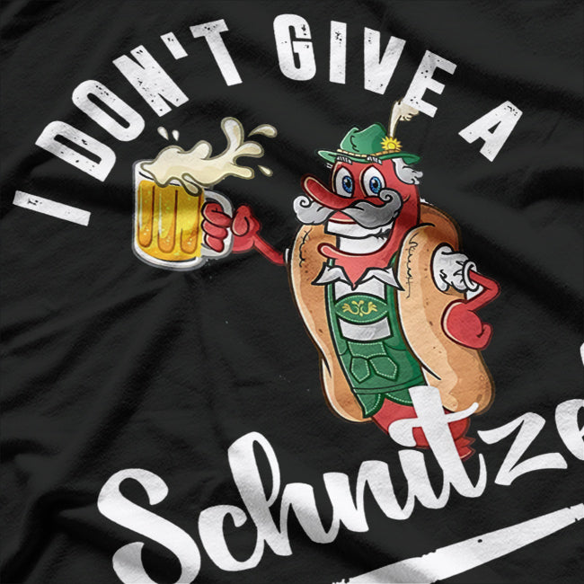 I Don't Give a Schnitzel: Bavarian Munich Germany Oktoberfest T-Shirt