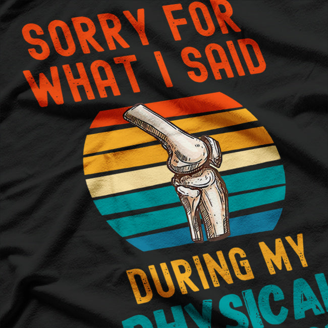 Physical Therapy Warrior: Knee Replacement Recovery T-Shirt