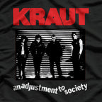 Kraut An Adjustment to Society Hardcore Rock Band Music T-Shirt
