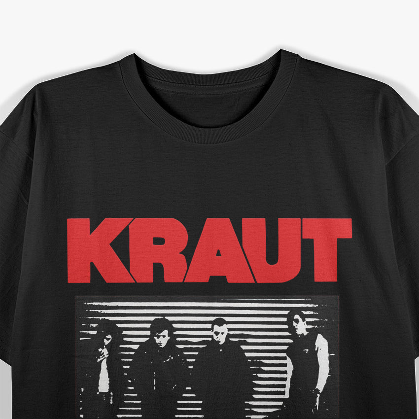 Kraut An Adjustment to Society Hardcore Rock Band Music T-Shirt