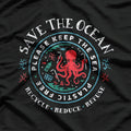 Ocean Conservation – Please Keep the Sea Plastic-Free Eco T-Shirt
