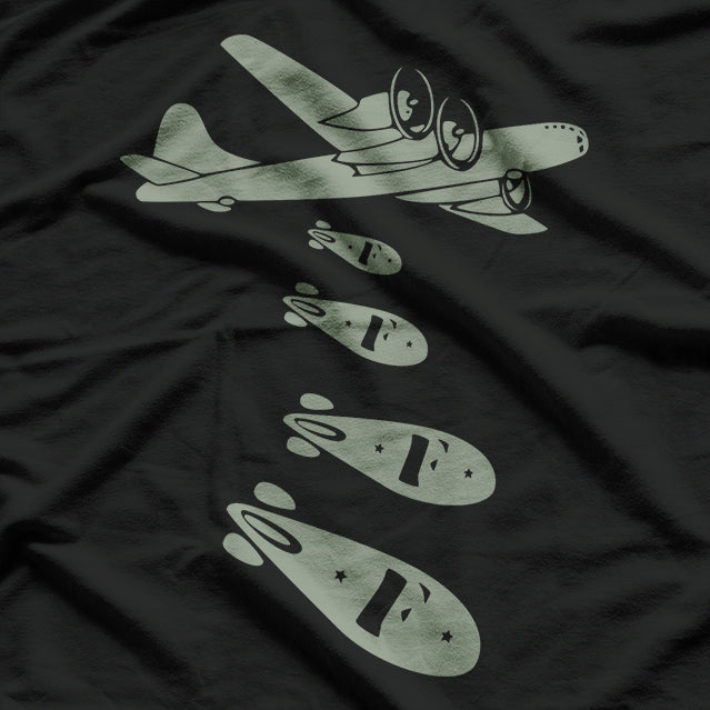 Dropping F-Bombs: Funny Explosive Humor T-Shirt