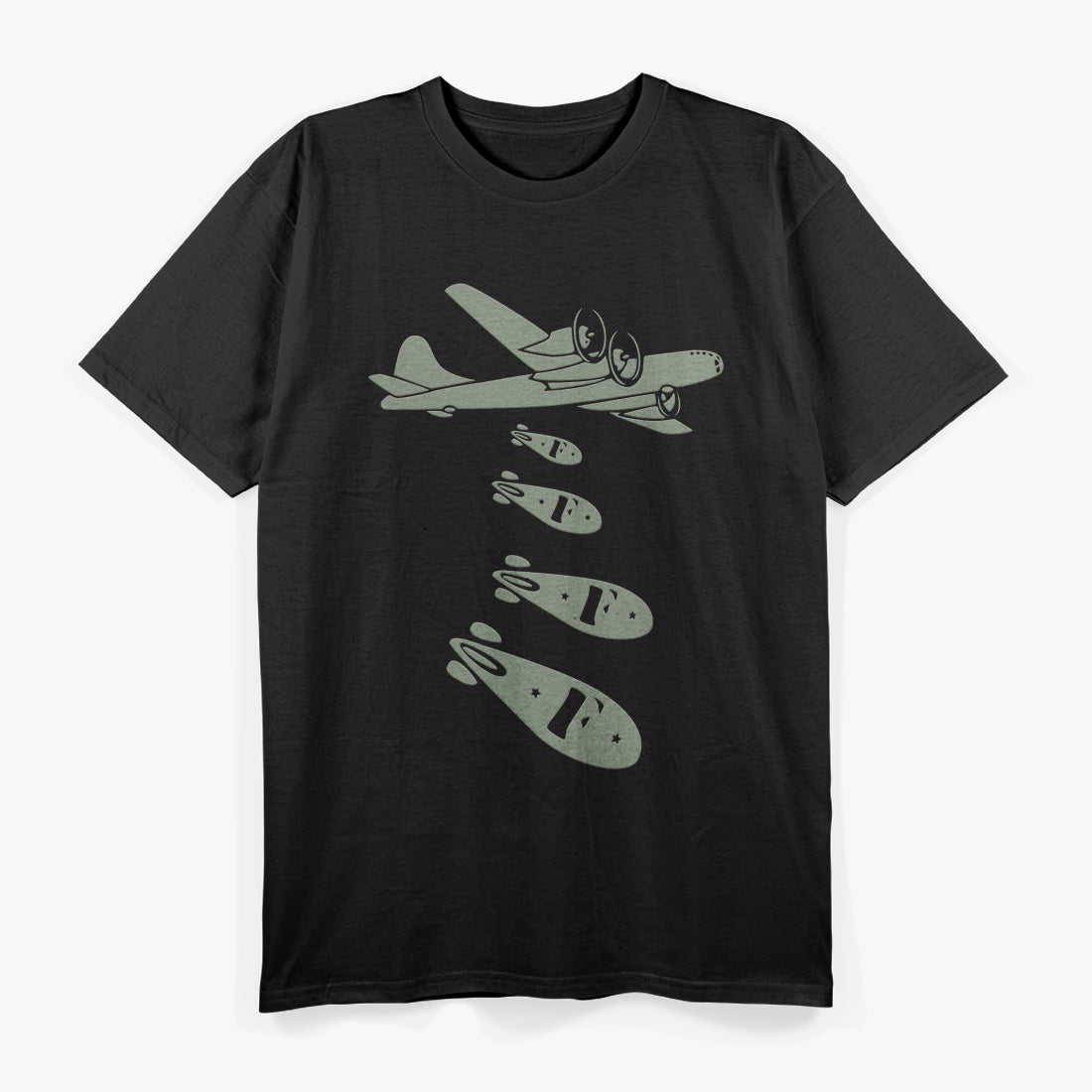 Dropping F-Bombs: Funny Explosive Humor T-Shirt