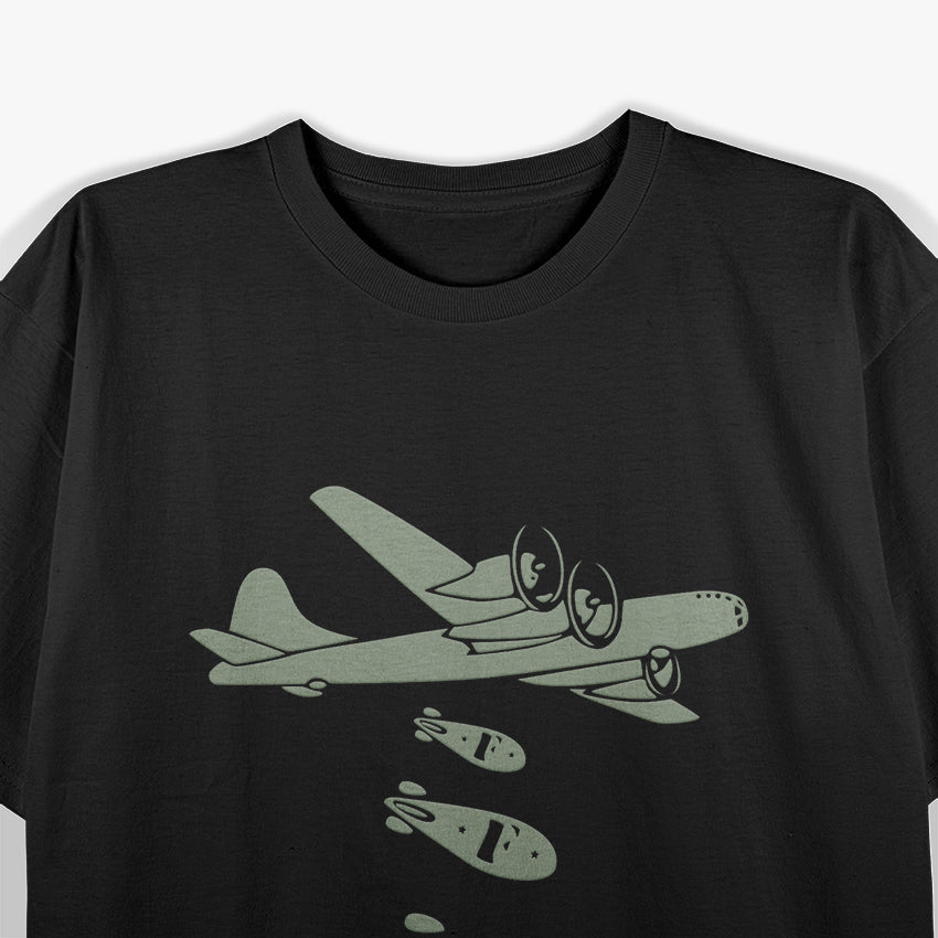 Dropping F-Bombs: Funny Explosive Humor T-Shirt