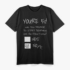 50 and Fabulous: Funny 50th Birthday T-Shirt
