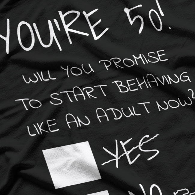 50 and Fabulous: Funny 50th Birthday T-Shirt