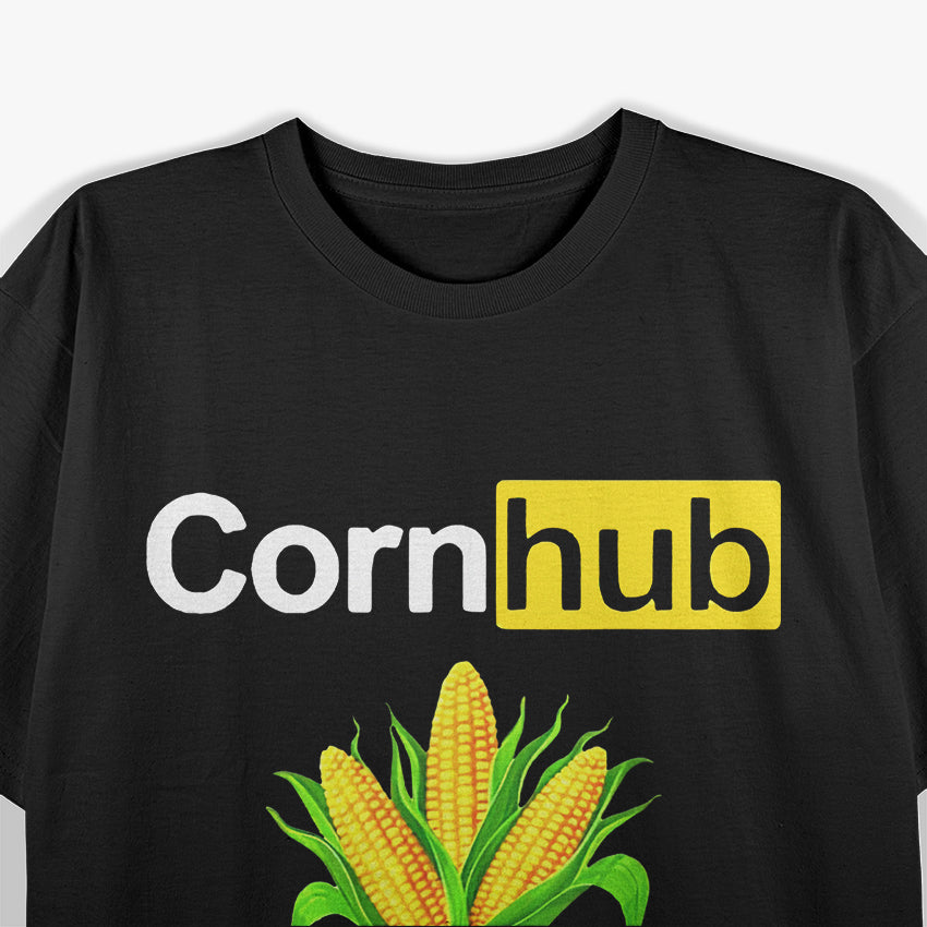 CornHub Funny Parody Farmer T-Shirt