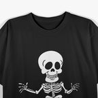 Funny Skeleton: Bones on Dick T-Shirt