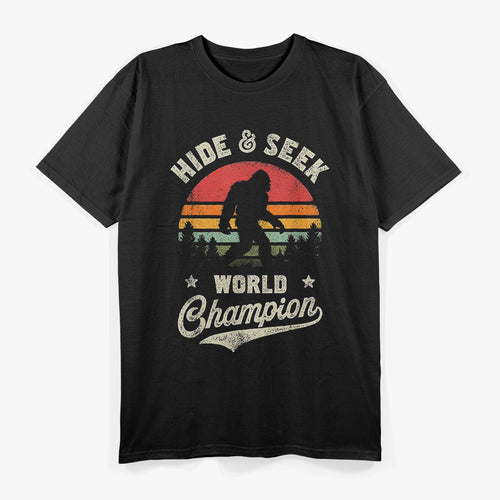 Bigfoot Hide and Seek World Champion – Funny Sasquatch T-Shirt