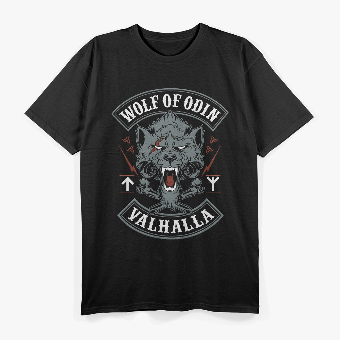 Wolf of Odin: Valhalla Warrior Spirit T-Shirt