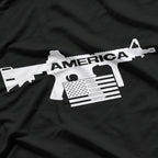 America Gun: Bold Second Amendment Pride T-Shirt