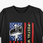 Patriotic Postal Worker: U.S. Mail Carrier Pride T-Shirt