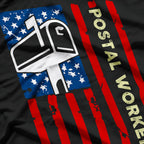Patriotic Postal Worker: U.S. Mail Carrier Pride T-Shirt