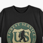 Bigfoot Forest Service – Active Patrol Graphic Style T-Shirt