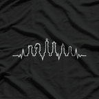 Chess Heartbeat Pulse Line Funny Gift for Players T-Shirt