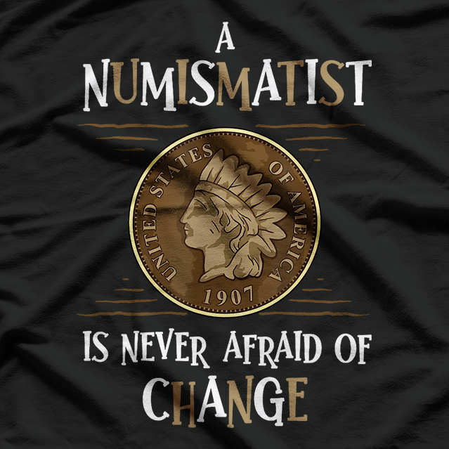 Funny Coin Collecting Hobbyist Graphic T-Shirt