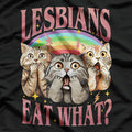 Retro Cat – Eat What You Want Funny Vintage T-Shirt