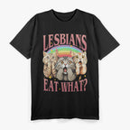 Retro Cat – Eat What You Want Funny Vintage T-Shirt