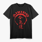 Martial Arts Aikido Master Discipline Training Graphic T-Shirt