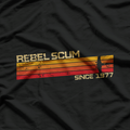 Rebel Scum 1977 – Vintage Retro Streetwear Graphic T-Shirt