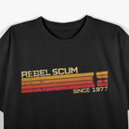 Rebel Scum 1977 – Vintage Retro Streetwear Graphic T-Shirt