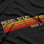 Rebel Scum 1977 – Vintage Retro Streetwear Graphic T-Shirt