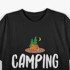 Camping Is My Happy Place Outdoor Adventure T-Shirt