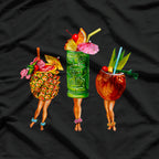 Tiki Cocktail Pin-Ups T-Shirt